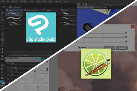 Clip Studio Paint vs Paint Tool SAI