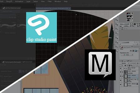 Clip Studio Paint vs Manga Studio