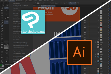 Clip Paint Studio vs Illustrator