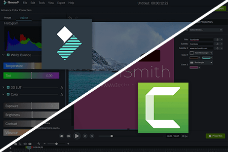 Filmora vs Camtasia