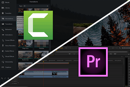 Camtasia vs Adobe Premiere