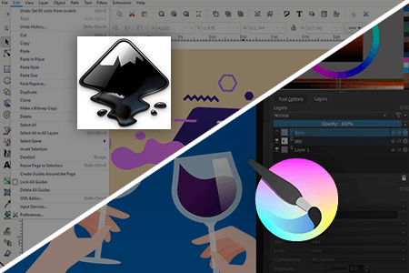 Inkscape vs Krita
