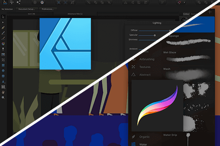 Affinity Designer vs Procreate