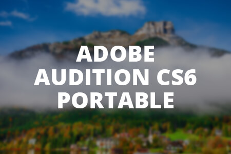 Adobe Audition CS6 Portable 