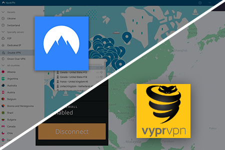 مقارنة بين NordVPN وبين VyprVPN للحماية عبر الانترنت وزيادة الامان