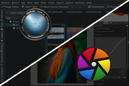 DigiKam vs Darktable 