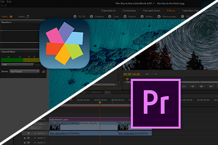 مقارنة بين Pinnacle Studio و Adobe Premiere