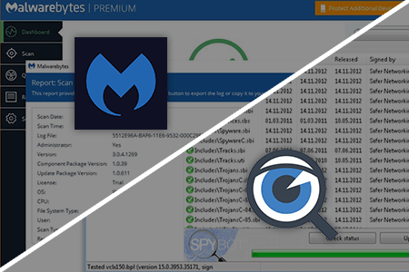 Malwarebytes vs Spybot
