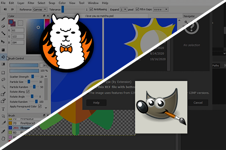 FireAlpaca vs GIMP 
