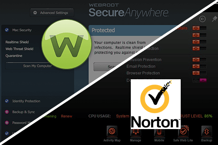 Webroot vs Norton