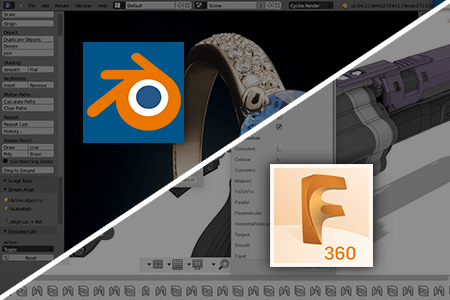 Blender vs Fusion 360 Battle