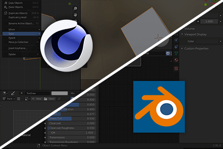 Cinema 4D vs Blender