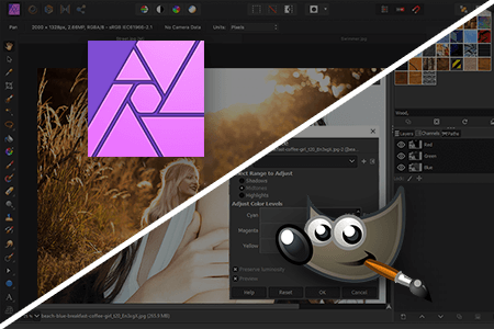 Affinity Photo vs GIMP