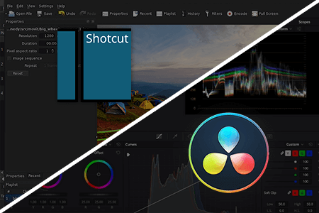 Shotcut vs DaVinci Resolve