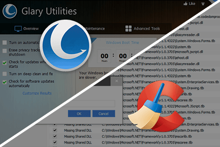 Glary Utilities vs CCleaner