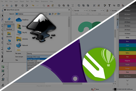 Inkscape vs CorelDraw 