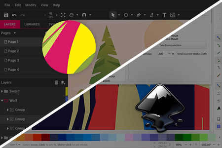 Gravit vs Inkscape 	