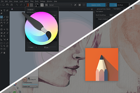 Krita vs SketchBook