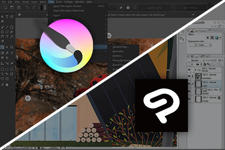 Krita vs Manga Studio