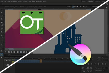 OpenToonz vs Krita