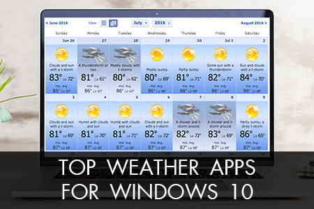5 Best Weather Apps For Windows 10 in {{%year}}