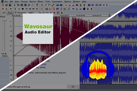 Wavosaur vs Audacity