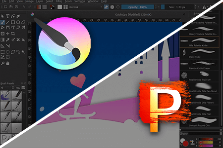 Krita vs Corel Painter 