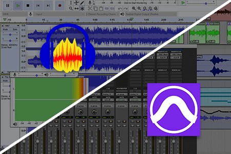 Audacity vs Pro Tools 