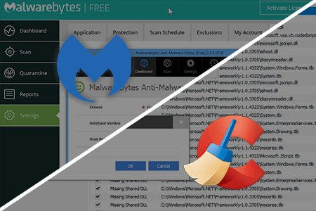 Malwarebytes vs CCleaner