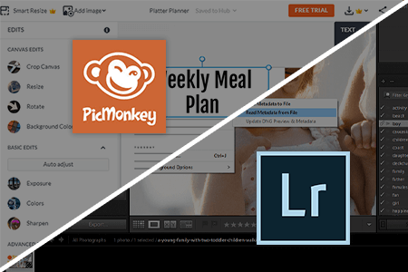PicMonkey vs Lightroom