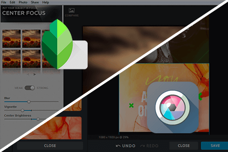 Snapseed vs Pixlr