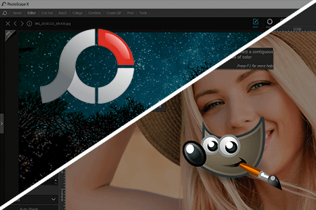 PhotoScape vs GIMP