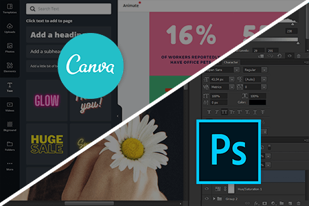 Canva Versus Photoshop