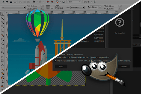 Corel Draw vs GIMP