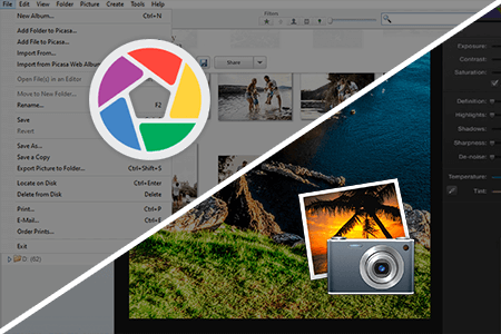 Picasa vs iPhoto