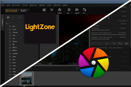 LightZone vs Darktable