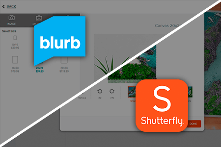 Blurb vs Shutterfly