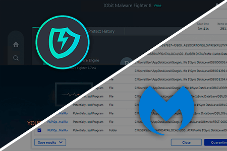 IObit Malware Fighter vs Malwarebytes