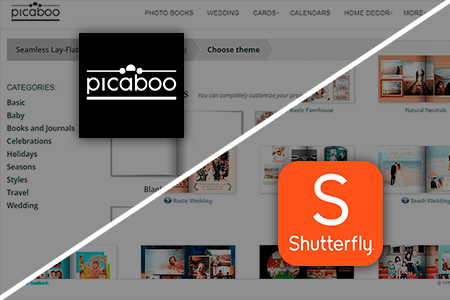Picaboo vs Shutterfly
