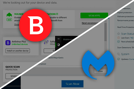 Bitdefender vs Malwarebytes
