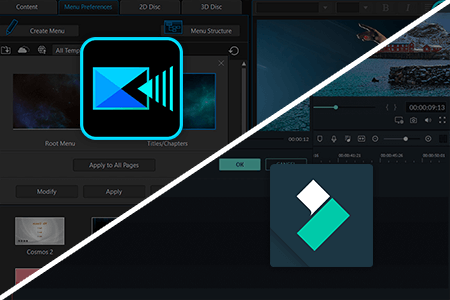 مقارنة بين PowerDirector مقابل Filmora لانتاج و تحرير الفيديوهات