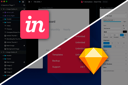 InVision vs Sketch