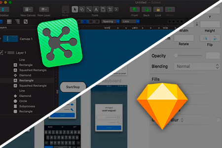 OmniGraffle vs Sketch