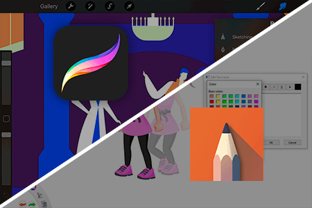 Procreate vs SketchBook Pro