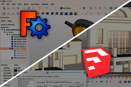 FreeCAD vs SketchUp