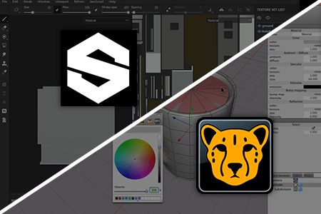 Adobe Substance Painter vs Cheetah 3D