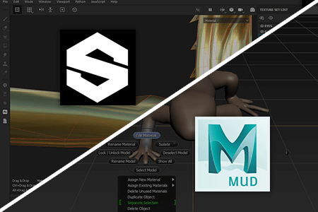 Adobe Substance Painter vs Mudbox