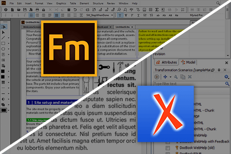 Adobe FrameMaker vs Oxygen XML Editor