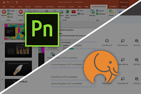 مقارنة بين Adobe Presenter و Tovuti LMS لانشاء سلايدرات PDF و HTML