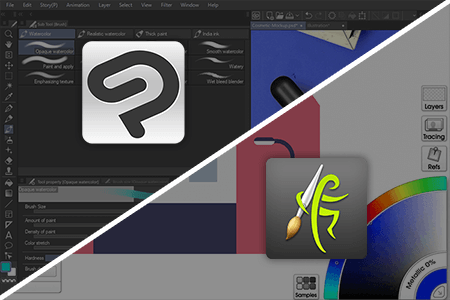 Clip Studio Paint vs ArtRage